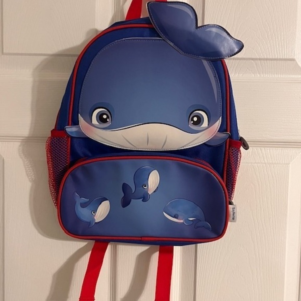 TaylorHe Kids Whale Backpack Toddler School Bag 14"x12" Cute Animal‎ Design